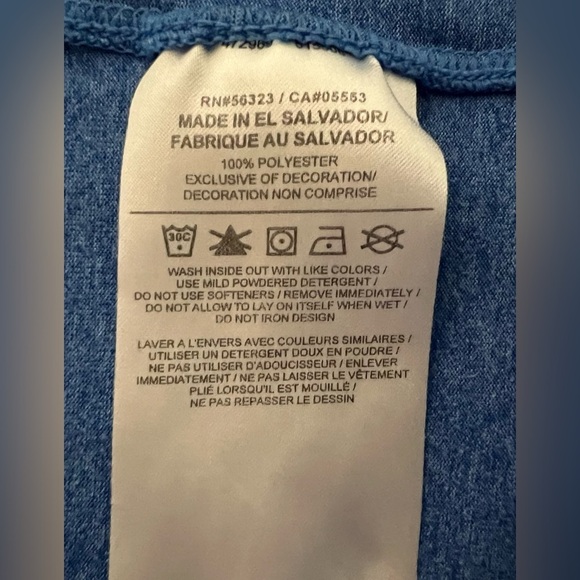 Men’s The Nike Tee Dri Fit Royal Blue Crew Neck Large - Picture 6 of 9